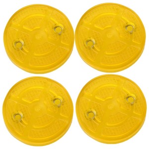 Plastic Lift Pads Black Square With Grid Pattern For Warehouse Elevator Parts - Product Image 2