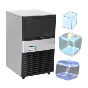 Máquina de Hielo Pequeña para Bar, Máquina Industrial de Hielo en Cubitos, Máquina de Hielo de Acero Inoxidable de 30 kg/24 h para el Hogar, Ideal para Marketing - Product Image 3