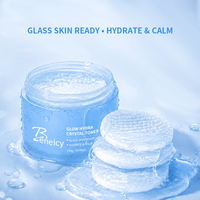 Pads Tonifiants Glow Hydra Crystal (Éclaircissants) 140g Niacinamide Acide 3-O-Ethyl Ascorbique