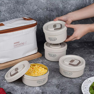 <span class=keywords><strong>กล่อง</strong></span>ข้าวสแตนเลสเก็บอุณหภูมิ น่ารัก รุ่นใหม่ ป้องกันการรั่วซึม ใช้กับ<span class=keywords><strong>ไมโครเวฟ</strong></span>ได้ พกพาสะดวก ปลอดสาร BPA ความจุเยอะ เหมาะสำหรับไปโรงเรียนและเดินทาง - Product Image 1