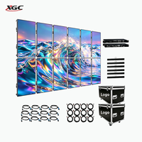 Mur vidéo LED intérieur/extérieur 500x500, haute luminosité pour événements religieux et mariages, grand écran d'affichage de fond