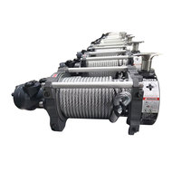 Treuil hydraulique à câble métallique sur mesure 9 tonnes avec freinage stable pour le déplacement de marchandises lourdes en entrepôt – Treuil hydraulique 4 tonnes - 30 tonnes