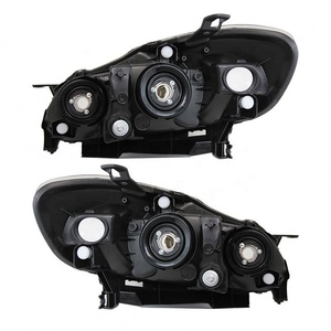 Faro Delantero Estándar <span class=keywords><strong>Americano</strong></span> para Toyota <span class=keywords><strong>Corolla</strong></span> 03-08, Halógeno Original para Automóvil, Semi-Ensamblado, Negro - Product Image 2