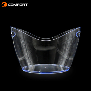 Hot Tùy Chỉnh Câu Lạc Bộ Đêm Đảng Nhiều Màu Sắc Thuyền Hình Dạng Nhựa Acrylic Rượu Vang Bia Uống Mát Rượu Sâm Banh Xô Bia Xô - Product Image 5