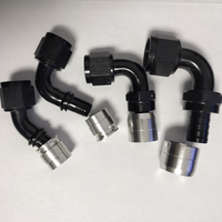 Tuyau PTFE E85 en acier inoxydable Haofa personnalisé AN6 3/8, AN8 1/2, AN10 5/8 avec revêtement PU et raccords PTFE sertis