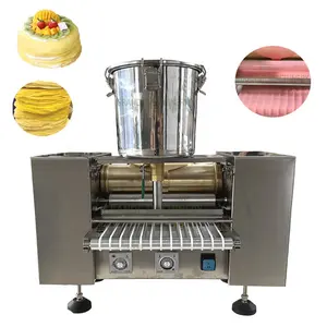 Máquina eléctrica Mille Egg Skin Crepe Cake Pancake Roast Duck Spring Roll Maker Peking Duck Pan Cake Making Machine Precio