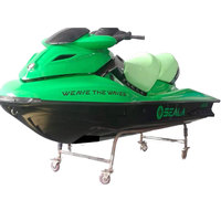 Jet ski Hison 4 temps 1400cc en fibre de verre à faible entretien Bateau de vitesse certifié EPA & CE
