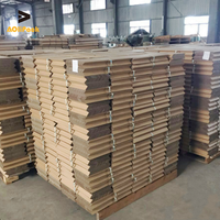 Protection d'angle en carton ondulé recyclable en papier kraft pour palettes - Offre Spéciale