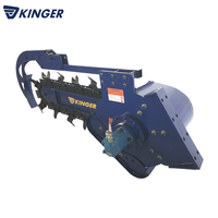 KINGER cadena zanjadora cadena hidráulica zanjadora/para tractor para excavadora