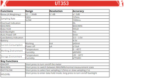 UNI-T UT333 Mini LCD numérique température de <span class=keywords><strong>l</strong></span>'<span class=keywords><strong>air</strong></span> <span class=keywords><strong>humidité</strong></span> mètre thermomètre hygromètre jauge <span class=keywords><strong>testeur</strong></span> UT333 mise à niveau - Product Image 4