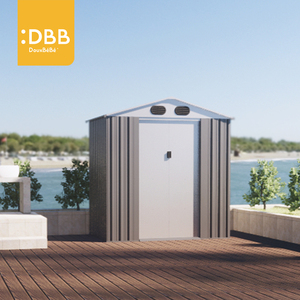 8X10 फुट धातु शेड उद्यान धातु उपकरण और बाइक सबसे अच्छा बेचने क्षैतिज आउटडोर भंडारण शेड - Product Image 5