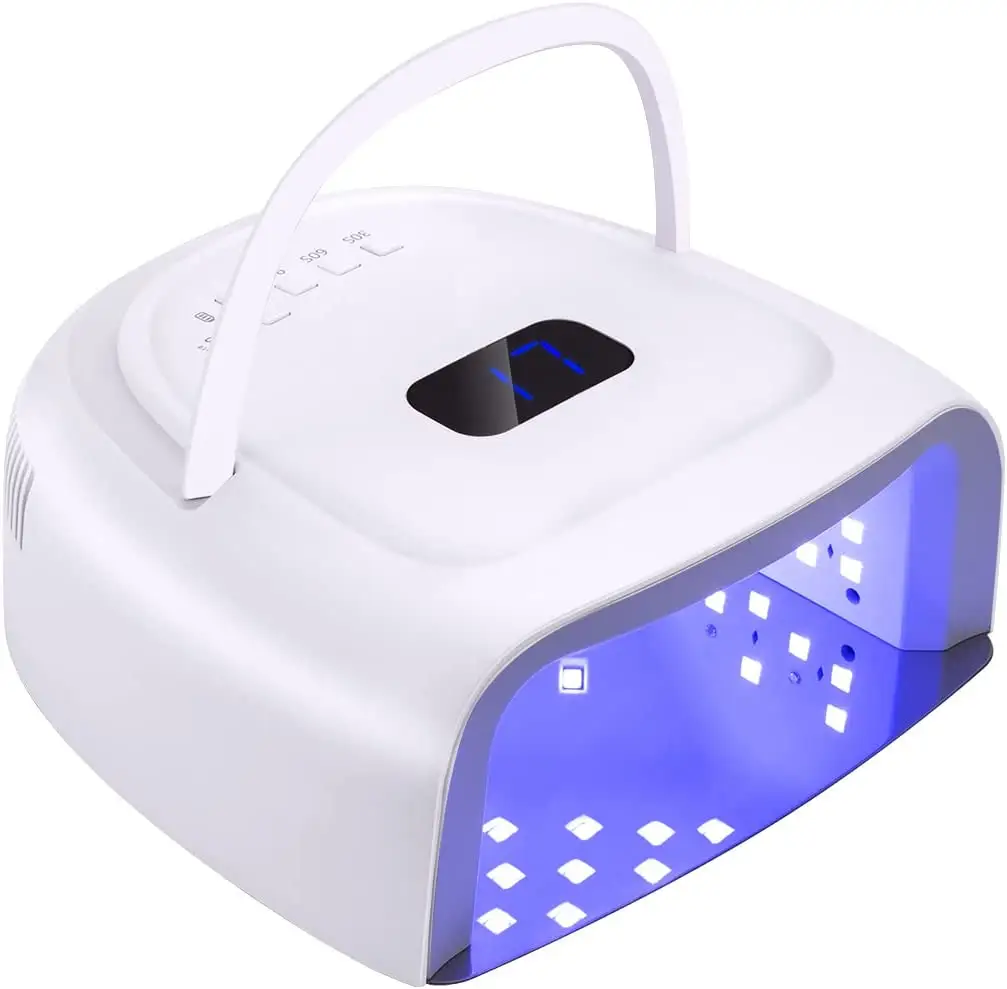 Promotional S20 Led UV Smart Glowing Lamp Gel Dryer Nail Polish Gel Manicure Machine Rechargeable Drying Curing Tool