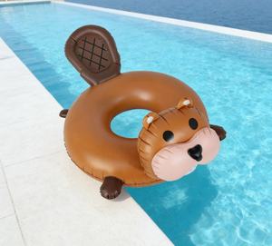 Flotador Inflable de Castor para Piscina, para Niños Pequeños, Diversión en el Patio Trasero - Product Image 5