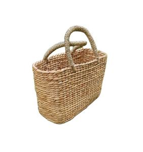 Bolso de Mano Ligero de Jacinto de Agua de Primera Calidad con Cierre de Cremallera, Impermeable y Ecológico para Viajes a la Playa, Moda de Verano - Product Image 6