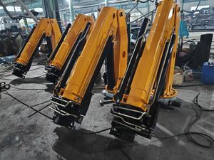 Bras de grue montés sur véhicule personnalisés (bras pliable, bras droit) (commande à distance en option, différents types de crochets) - Product Image 3