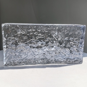Brique <span class=keywords><strong>de</strong></span> <span class=keywords><strong>verre</strong></span> décorative moderne à motif givré, bloc <span class=keywords><strong>de</strong></span> <span class=keywords><strong>verre</strong></span> translucide solide pour <span class=keywords><strong>cloison</strong></span> <span class=keywords><strong>de</strong></span> salon - Product Image 4