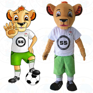 Costume de mascotte d'animal de fourrure de Hola costume de mascotte de <span class=keywords><strong>lion</strong></span> adulte - Product Image 3
