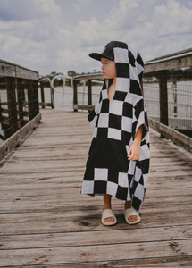 OEM/ODM Poncho Asciugamano Assorbente a Quadri Unisex per Neonati e Bambini, <span class=keywords><strong>Accappatoio</strong></span> da Bagno, Asciugamano con Cappuccio per Spiaggia e Attività all'Aperto - Product Image 5