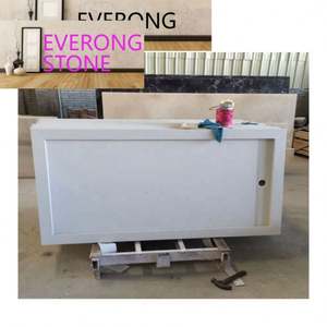 Chine Fabrication en gros <span class=keywords><strong>Quartz</strong></span> Pierre Hôtel Salle de bain Blanc Salle de <span class=keywords><strong>douche</strong></span> Plateau de base - Product Image 1