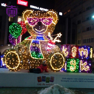 Polar Bear Christmas <b>Light</b> Sculpture for City Plaza Park Resort and Outdoor Winter Theme Decoration - Product Image 6