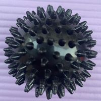 Balles de massage à picots en PVC écologiques de 6,5 cm pour thérapie, massage des fascias, yoga, confort et efficacité améliorés