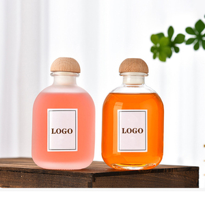 Botellas de Vidrio Esmerilado Transparente Vacías de 100ml, 250ml, 350ml, 500ml para Almacenamiento de Vino, Licores, Vodka, Whisky, Jugo y Ginebra - Product Image 6
