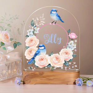 Lampe <span class=keywords><strong>de</strong></span> <span class=keywords><strong>nuit</strong></span> personnalisée avec <span class=keywords><strong>photo</strong></span> et nom par Neonawall, lampe LED blanc chaud, cadeau adorable pour la famille et les amis - Product Image 5