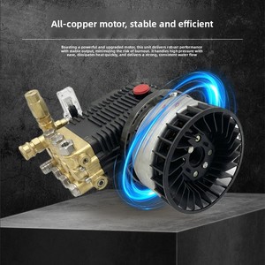 Bomba de agua industrial de alta presión sin escobillas con inversor de imán permanente Ouchi, de latón, de grado comercial y uso intensivo - Product Image 3