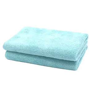 Sky Blue Microfiber Home Kitchen Cleaning 40*40 Supplies Car Wash Dish Cloth Towel