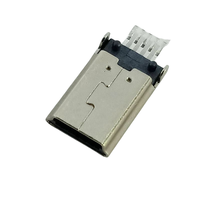 Hoyato de alta velocidad de ángulo recto Mini enchufe SMT 5 pines Usb B tipo conector fabricante