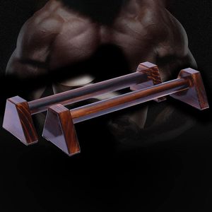 ไม้ดันขึ้นมือจับสำหรับพื้นไม้ยืนขึ้นขายึดสมดุลบาร์คู่ขนานอุปกรณ์การสร้างฟิตเนส - Product Image 4