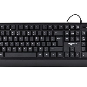 Aigo W910 <b>Wired</b> Full Size Membrane <b>Keyboard</b> 104 Keys USB Business Desktop - Product Image 1