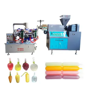Plastic Tubes Ice Lolly or Ice Pop or Popsicle Yogurt Filling and Sealing Machine