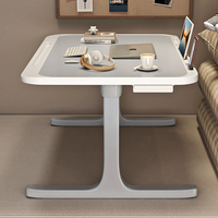 Bureau d'ordinateur portable pliable multi-scènes, table d'ordinateur portable économique et portable avec lampe de lecture, bureau pour la maison, le bureau ou le dortoir