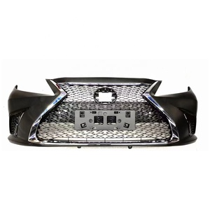 2013-2014 for 350/ES300H Front Bumper Upgrade Kit with Tow <b>Hook</b> PP Material Screw-On Installation - Product Image 1