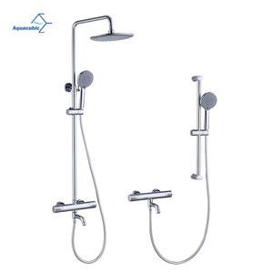 Hotel Bathroom Thermostatic Control <strong>Bar</strong> <strong>Valve</strong> Diverter Thermostatic <strong>Shower</strong> Mixing <strong>Valve</strong> - Product Image 3