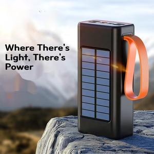 Banque d'alimentation solaire de haute qualité <span class=keywords><strong>30000mAh</strong></span> avec charge rapide, chargeur solaire extérieur <span class=keywords><strong>30000mAh</strong></span>, affichage de la capacité élevée, banque d'alimentation solaire - Product Image 3