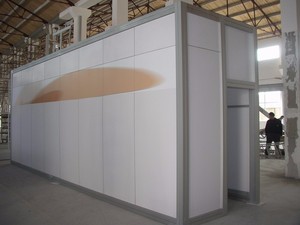 Profili in Alluminio Ampiamente Utilizzati 80x80MM Profilo Quadrato Sistema M per Stand Fieristici in Alluminio - Product Image 4