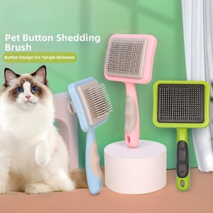 <span class=keywords><strong>Spazzola</strong></span> per Toelettatura ONEPET Ecologica in Plastica con Confezione Blister per Gatti, Cani e Piccoli Animali - Product Image 1