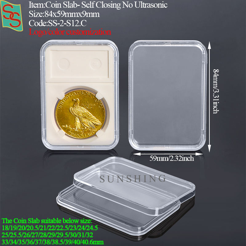 S12 Coin Slab- Self Closing No Ultrasonic
