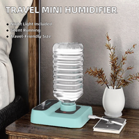 Humidificateur ultrasonique portable YINHI alimenté par USB avec arrêt automatique, veilleuse, sac de rangement, silencieux, humidité réglable, diffuseur d'arômes