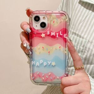 เคสโทรศัพท์กันกระแทกแบบโปร่งแสงสีรุ้งไล่เฉด รุ่น iPhone 17 Pro Max  แบบมีช่องใหญ่ ภาษาอังกฤษ - Product Image 4