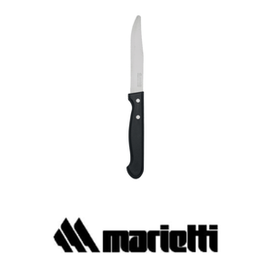 Couteau à steak Marietti, ensemble de 6 pièces, lame dentelée, manche en plastique - Product Image 3