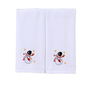 Toallas Navideñas de Algodón Puro 40x65cm, Juego de Toallas de Cocina con Diseño Festivo Bordado, para Regalo - Product Image 5