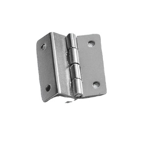 Bisagra de Hierro Plegable de Tres Pliegues en Estilo Moderno Minimalista, Color Plateado Niquelado, para Muebles de Cocina y Comedor - Product Image 1