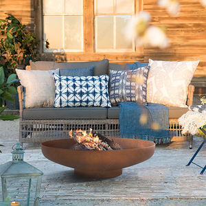 China Factory Direct Sales Eco-Friendly Corten Steel Fire Pit-Pre-Rusted Finish for Patio & Garden <b>Heating</b> - Product Image 6