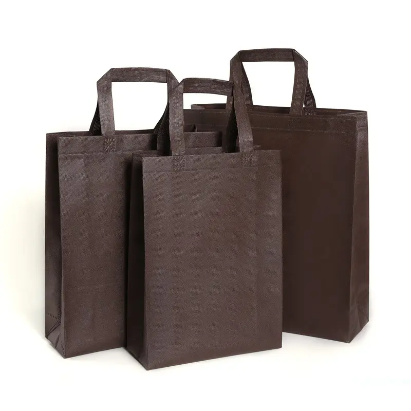 カスタムプリントプロモーション不織布食料品トートバッグメーカー卸売ギフトバッグ不織布バッグロゴ付きショッピング