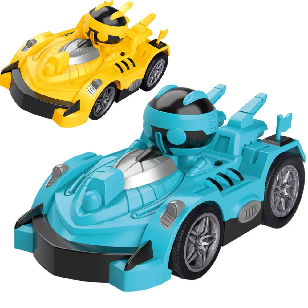 دويلين سيارة متعددة الألعاب مع تحكم عن بعد مع عدة لاعبين ألعاب معركة تأثيرات سيارات سباق للأطفال