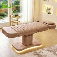 Table de massage électrique pour spa facial, tatouage cosmétique, salon de beauté, soins et extensions de cils