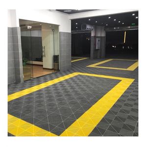 Baldosas de garaje anti ultravioleta Baldosas de plástico para lavado de coches Baldosas de suelo de garaje - Product Image 4